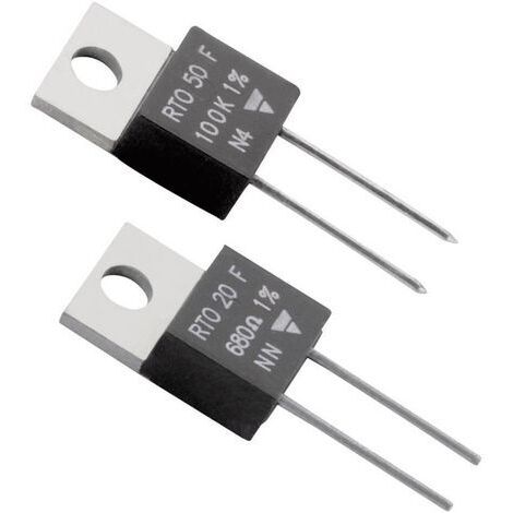 Vishay RTO 50 F-15000 Résistance de puissance 15 kΩ sortie axiale TO-220 50 W 1 % 1 pc(s) W13244