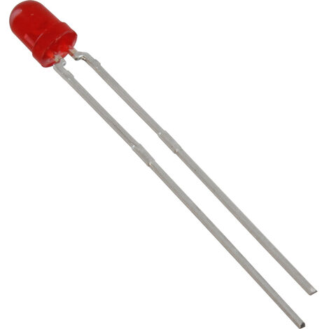 Vishay TLUR4400 LED bedrahtet  Rot Rund 3 mm 15 mcd 60 ° 20 mA 2 V