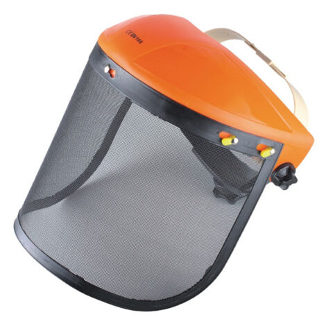 VISIERA A RETE MASCHERA PROTETTIVA DA LAVORO C/CUPOLINO DECESPUGLIATORE EN1731