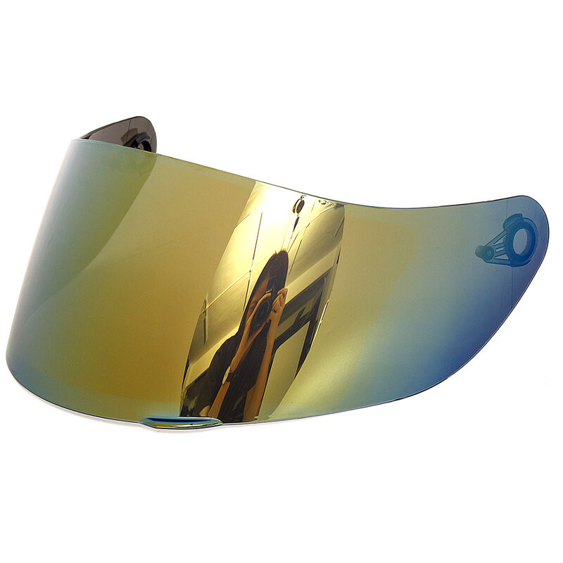 Image of Visiera integrale per casco moto antivento per K3SV K5 lente antigraffio (oro, oro)