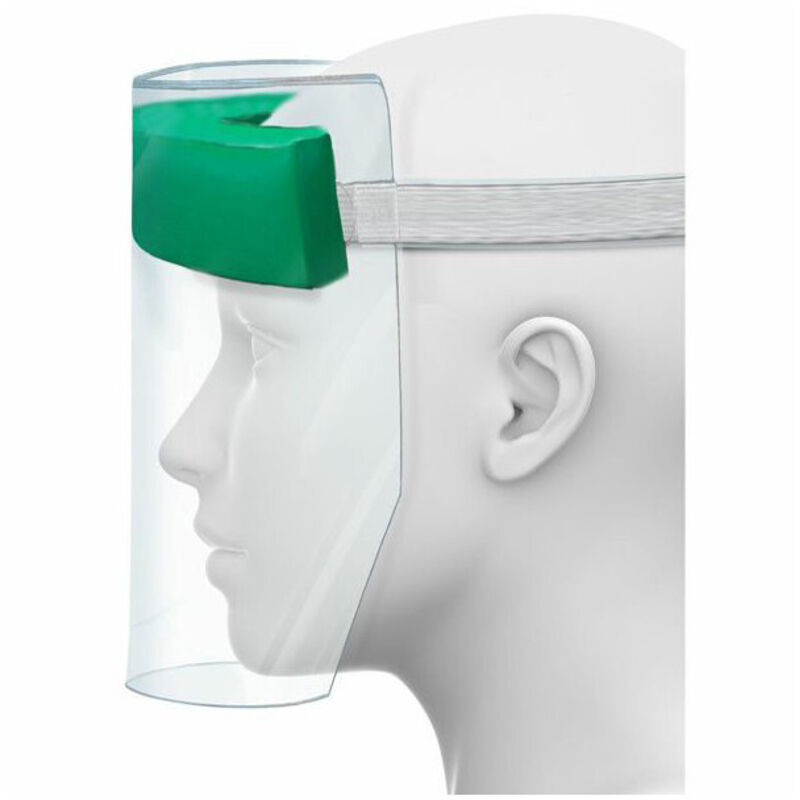 Visiera paraschizzi trasparente