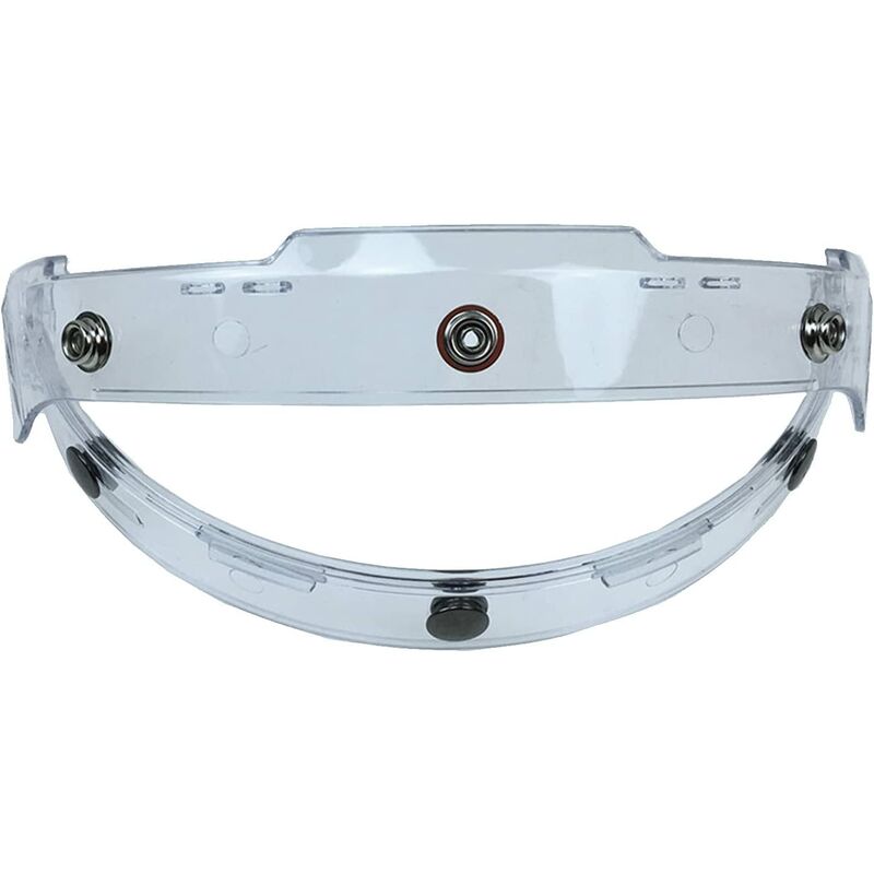 Visiera per casco da motociclista con base