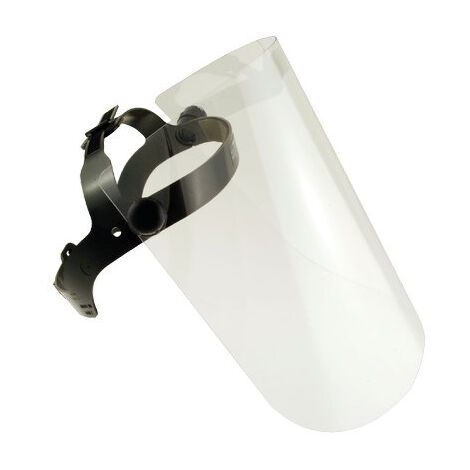 VISIERA POLICARBONATO FAST LIGHT  H.CM 30 + REGGICAPO