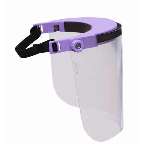 Visiera protettiva colore viola confezione singola