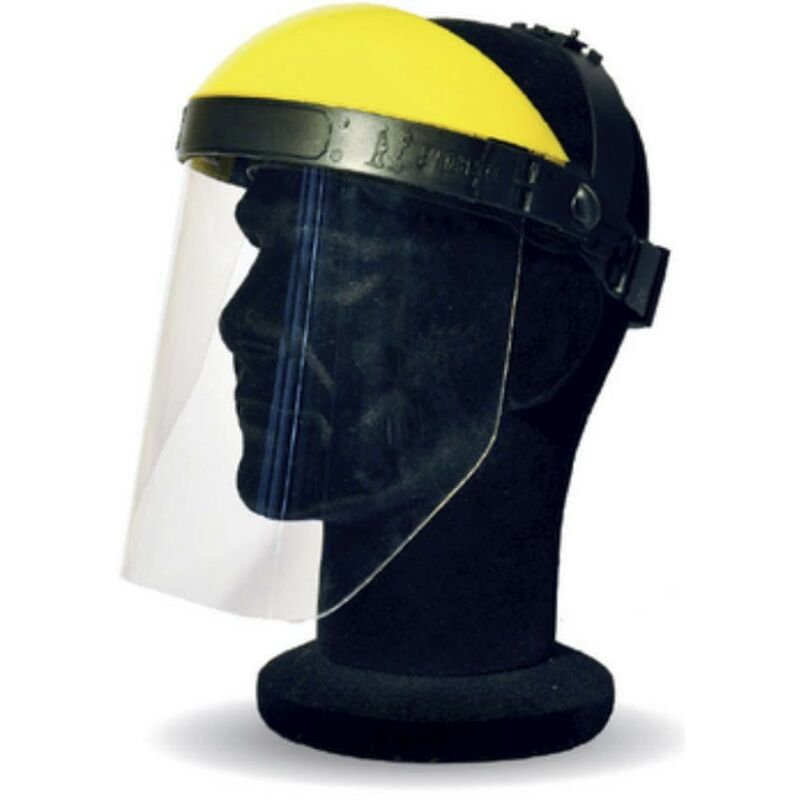 Image of Shopmancini - Visiera protettiva facciale con schermo in policarbonato e regolazione