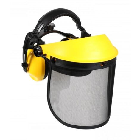 Visiera protettiva in rete con protezione acustica EGY910-1035