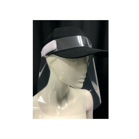 Visière barrière pour casquette -, Dimensions : 280 x 220 mm