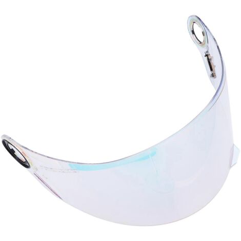 Visière de casque de moto 2024, protection UV, réglable, lentille faciale pour casque de moto FF358 FF396, bleu transparent