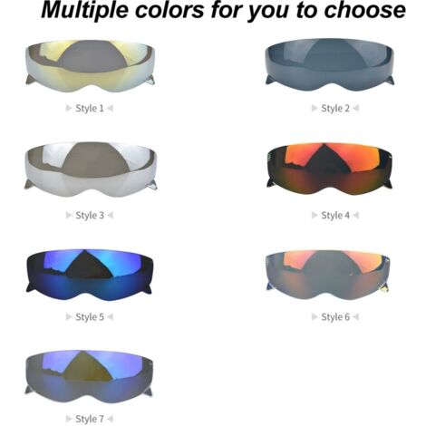Visière de lentille de casque de remplacement pour pare-vent de moto Scorpion EXO