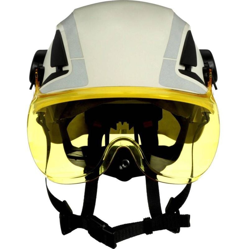 3M - Visière de protection X5-SV03-CE avec protection anti-buée jaune