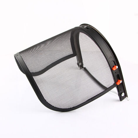 Visière de protection grillagée réglable avec pare-soleil