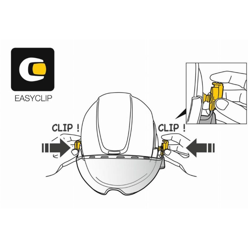 Visière transparente vizir easyclip - A015AA00 - Incolore - Taille unique - Petzl