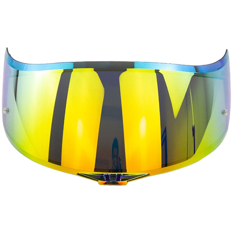 Kkmoon - Visière de remplacement pour casque agv K1, K3SV, K5 - Pare-brise pour casque intégral moto - Lentille de casque - Rouge-or