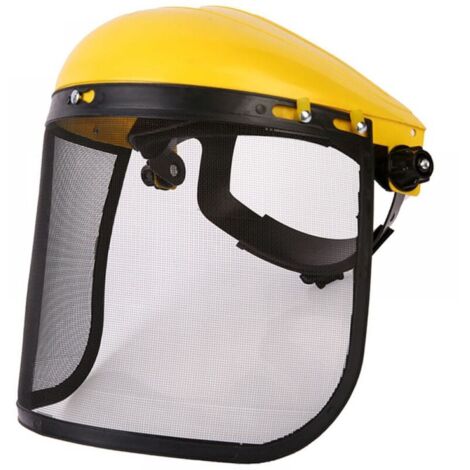 Visière de Visage, Tondeuse d'herbe de Jardin Casque de Protection Faciale Chapeau de Protection de Sécurité Protection des Yeux Visière de Couverture Faciale