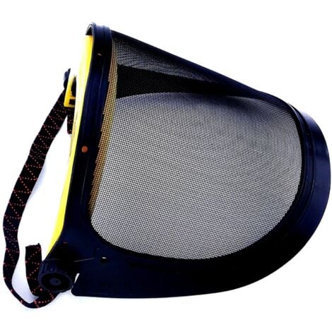 Visière et casque pour débroussailleuse ou tronçonneuse