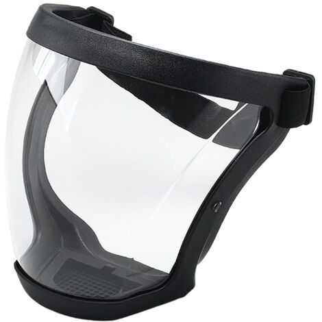 Visière intégrale , Masque de visière transparent anti buée avec bande réglable , Dispositifs de protection de sécurité pour le travail de sarclage
