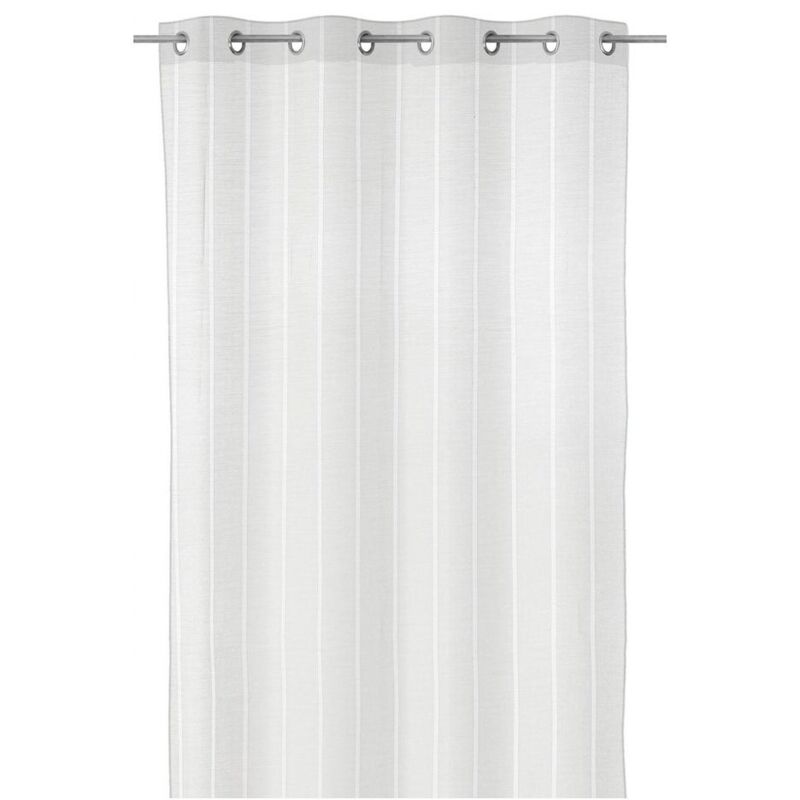 

Lolahome - Visillo con calado blanco de poliéster de 140x260 cm