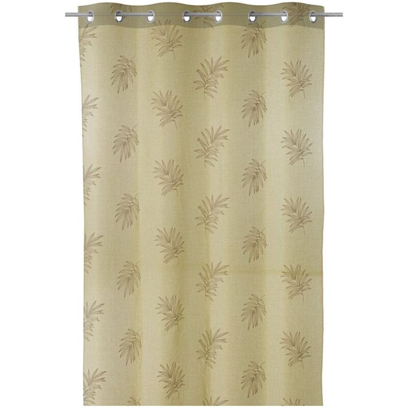 

Lolahome - Visillo de hojas confeccionado verde exótico de poliéster de 260x140 cm