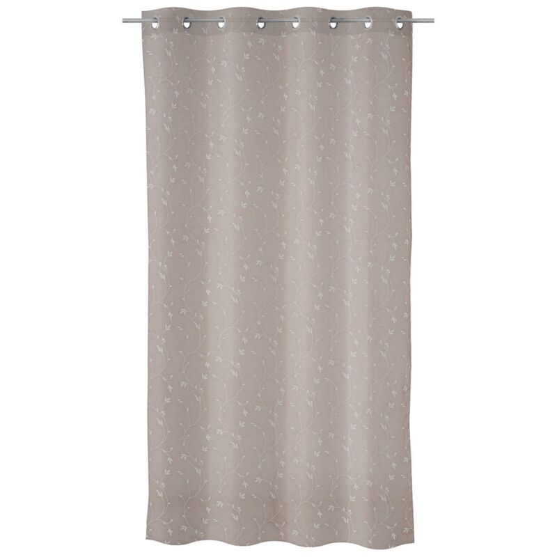 

Lolahome - Visillo ramas marrón de poliéster de 140x260 cm