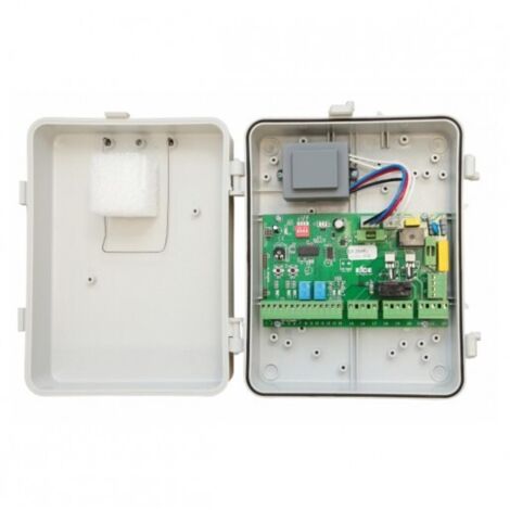 Vision-El – Armoire de commande électronique 230V pour portails à battants – Réglage de puissance et ralentissement – Boîtier étanche inclus - EA263