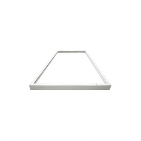 Vision-El – Kit de montage en saillie automatique pour dalles LED 1200mm x 600mm – Aluminium blanc – Installation rapide et sécurisée