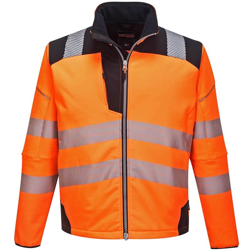 Giacca Ad Alta Visibilità In Softshell Vision Arancione Arancio-Navy L