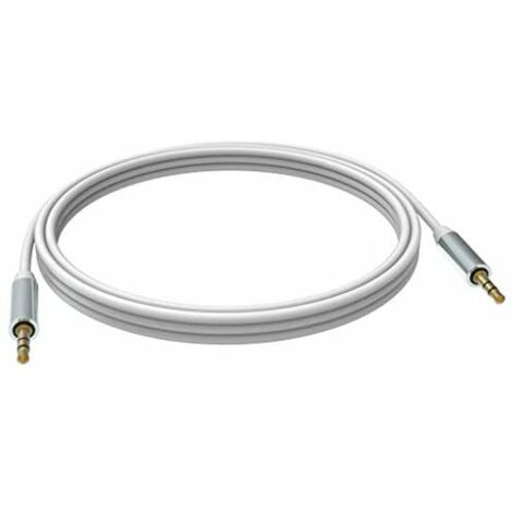 Vision TC 10M3.5MMP audio cable 10 m 3.5mm White - Câbles audio (3.5mm, Mâle, 3.5mm, Mâle, 10 m, Blanc)