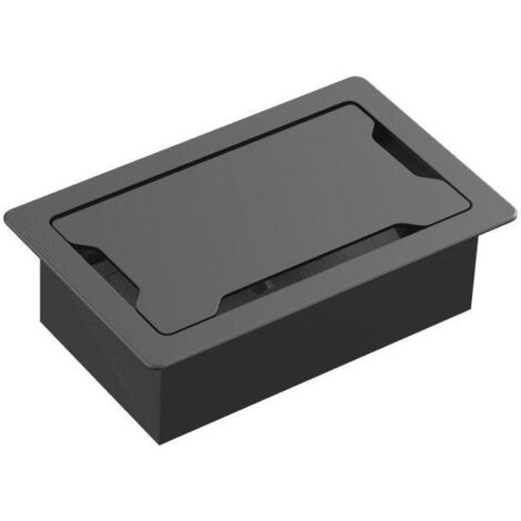 Vision TC3 SURRTB Organizador de Cables Caja de Cables Escritorio Negro, Blanco 1 Pieza(s)
