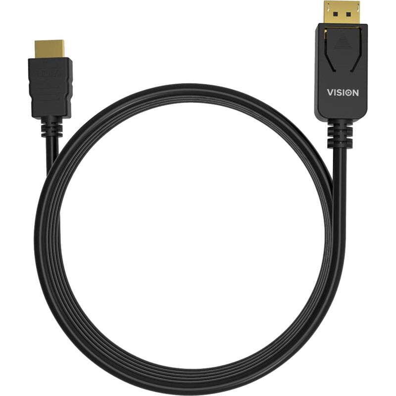 Vision - Câble professionnel DisplayPort vers hdmi de qualité installation