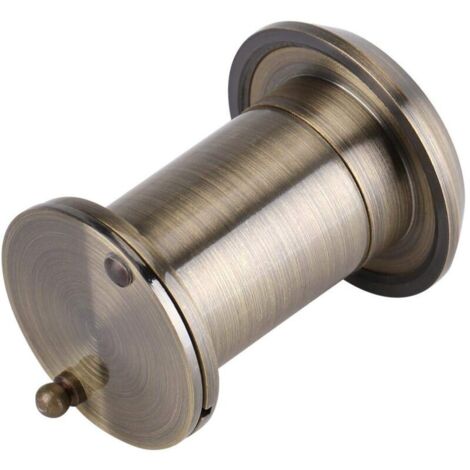 Visionneuse de porte judas 22mm 220° – Verre optique en cuivre – Couvercle de confidentialité 1.5mm – Installation facile pour portes 35-60mm