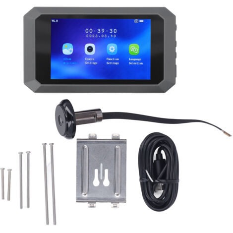 Visionneuse de Porte Vidéo 1080P 2MP Vision Nocturne IR Détecteur de Mouvement Humain Caméra Judas avec Écran de 3.97 Pouces