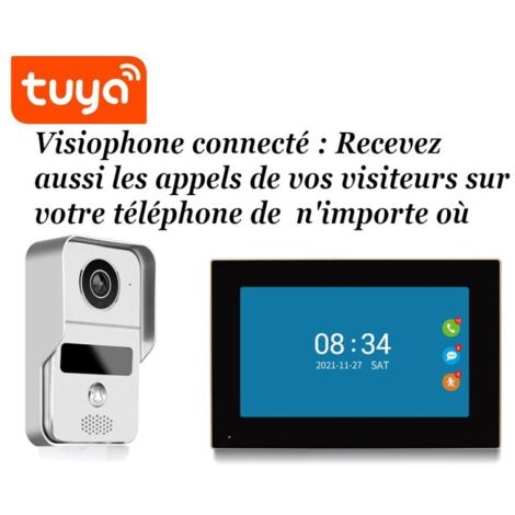 Visiophone connecté wifi avec écran tactile pour recevoir les appels sur votre téléphone
