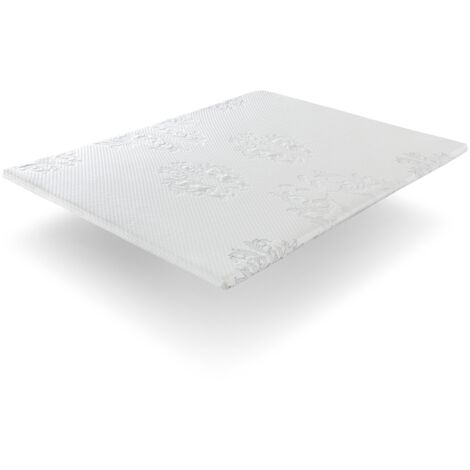 Viskoelastischer Topper 90x190 NORDES Höhe 4 cm  Memory-Effekt  Bezug  Waschbar