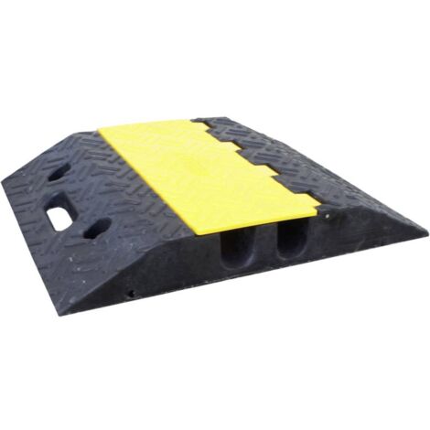 Viso CP202 passerella per cavi nera gialla 500 mm 2 canali