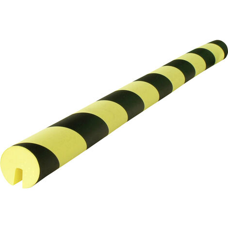 VISO PU 208 NJ Schutzprofil mit Schlitz Schwarz, Gelb (Ø x L) 40 mm x 750 mm