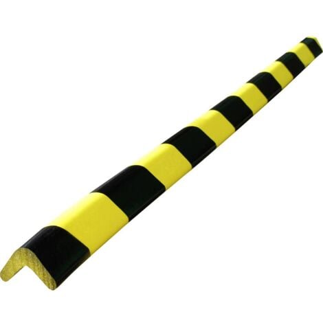RS PRO VISO PU 3030 NJ Profilo di protezione angolato Nero, Giallo (L x L x A) 750 x 30 x 8 mm