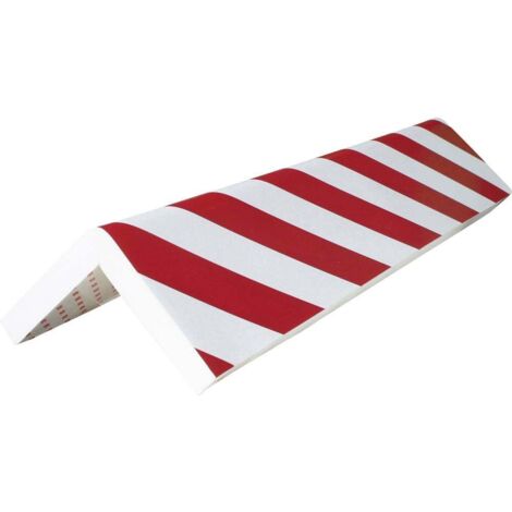 VISO PU 7325 RB Profilé de protection d'angle rouge, blanc (L x l x H) 730 x 300 x 25 mm C583071