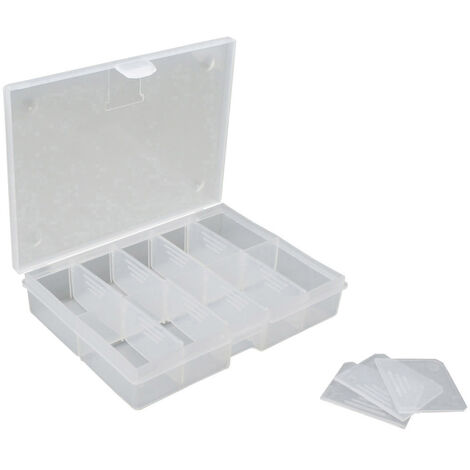 VISO  Sortimentsbox (L x B x H) 130 x 100 x 30 mm Anzahl Fächer: 10   Inhalt 1 St.