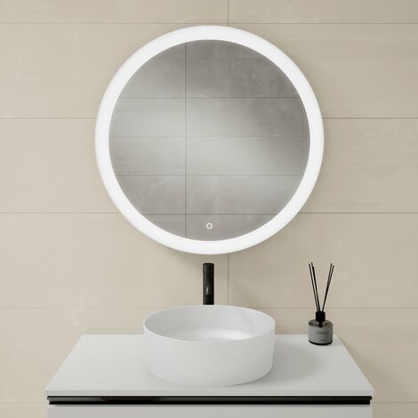 Espejo cosmético Keuco iLook_move, 17613, iluminado, color de luz ajustable  en 5 etapas, superficie del espejo