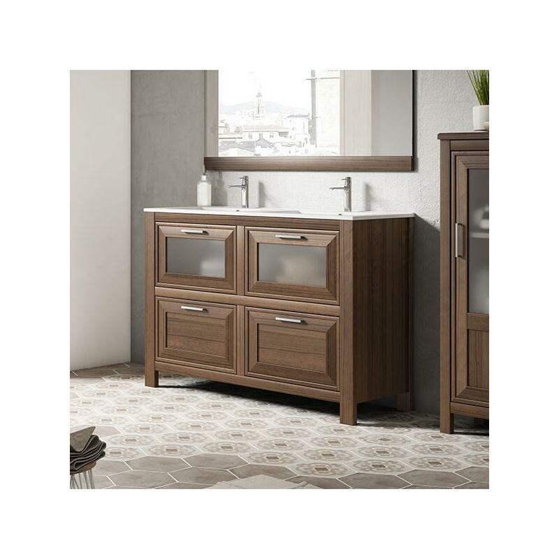 

TRENTO 3514 Mueble+Lavabo 120 Nogal - Visobath