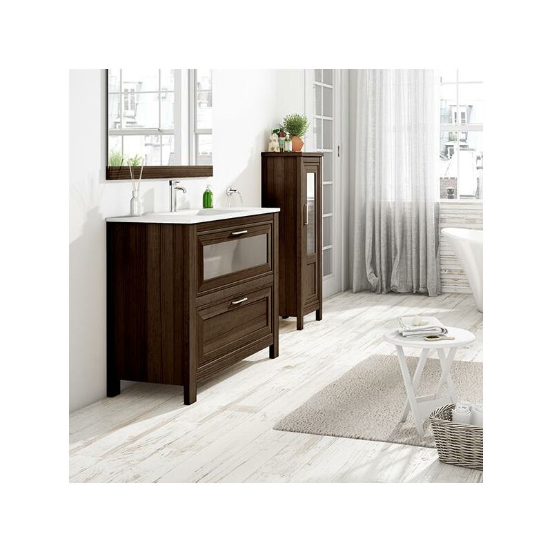 

TRENTO Mueble+Lavabo Nogal - Medida: 60 CM - Visobath