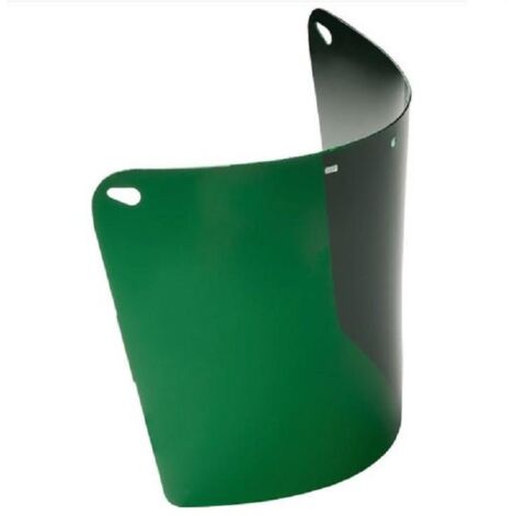 visor pantalla 324-rg. policarbonato. verde. espesor 1,5 mm. en166:2001. clase óptica 1 - climax