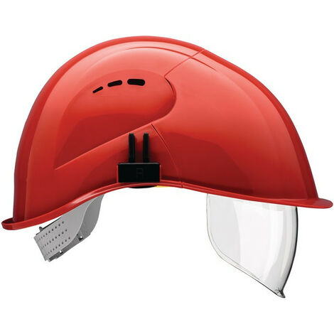 VisorLight casco de seguridad rojo carmín PE EN 397 VOSS