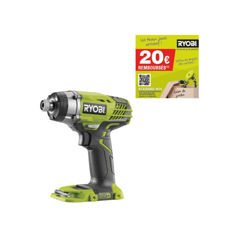 Visseuse à choc Ryobi 18V One+ - sans batterie ni chargeur R18ID3-0