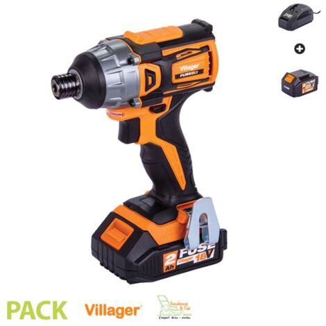 Visseuse à choc sans fil 18V 180Nm avec batterie et chargeur Fuse VLN 5420 Villager