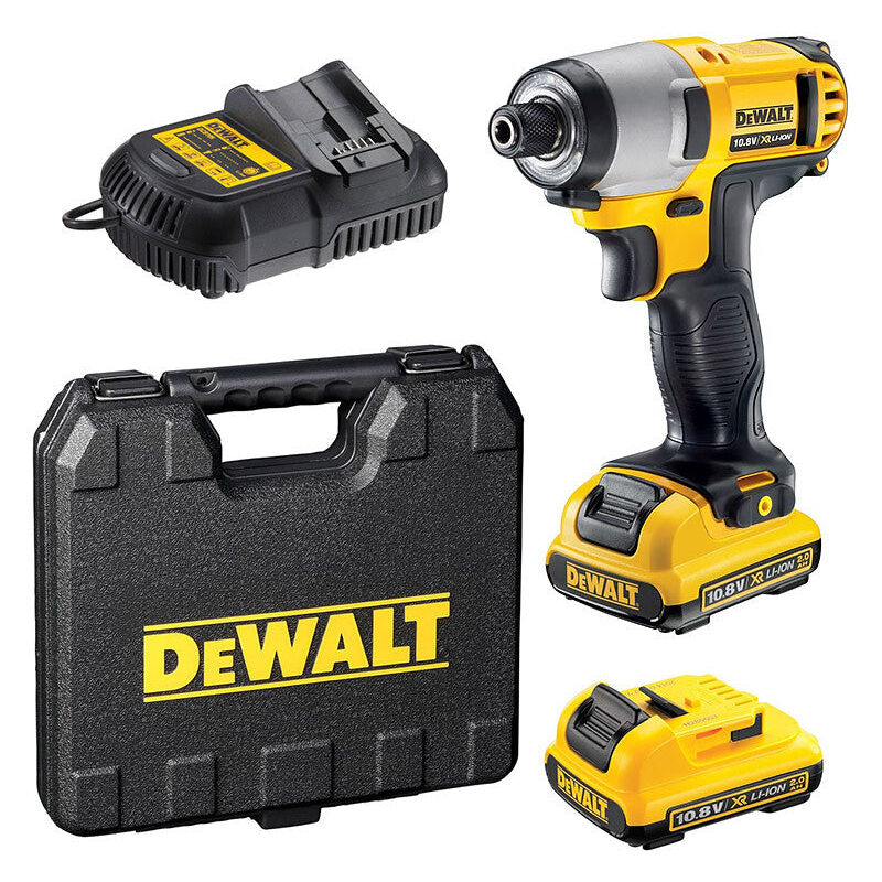 Dewalt - Visseuse à choc 10,8V DCF815D2 avec 2 batteries 2,0 Ah