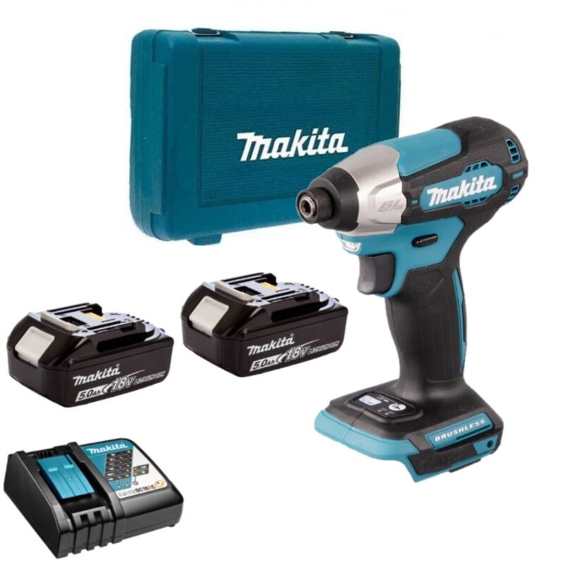 DTD157RTJ Visseuse à chocs Li-Ion 18V lxt 140Nm 2 x 5.0Ah Batterie + Chargeur en makpac - Makita