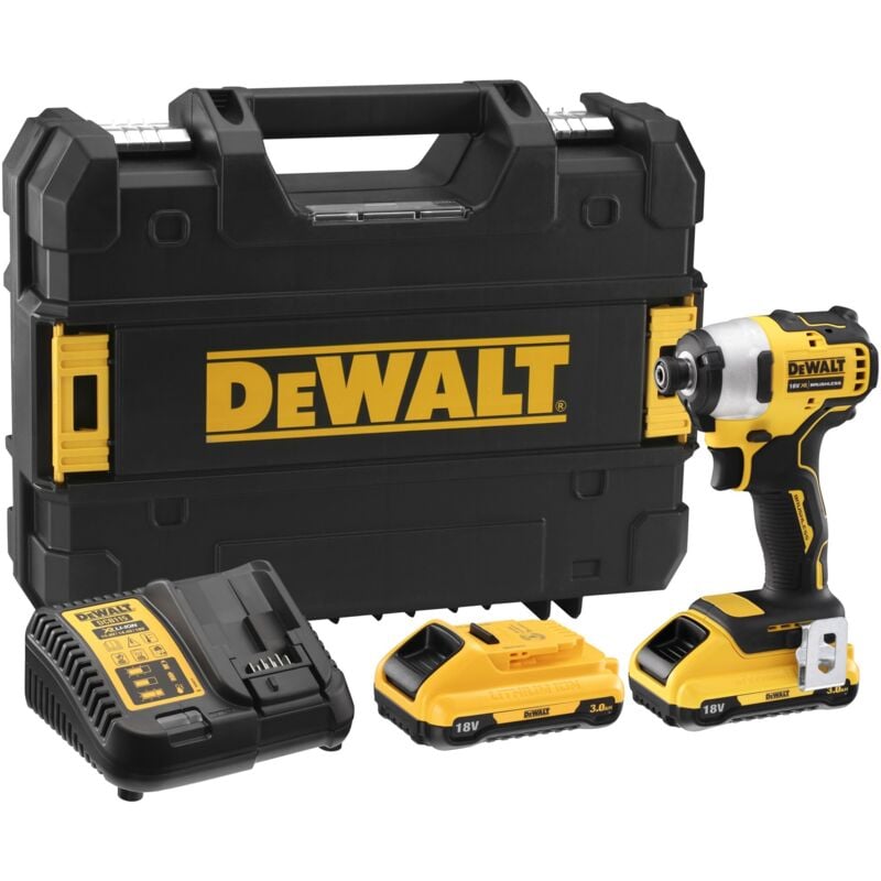 Dewalt - Visseuse à percussion 1/4'' DCF809L2T, 3Ah Type c - Prise européenne ( Prix pour 1 )