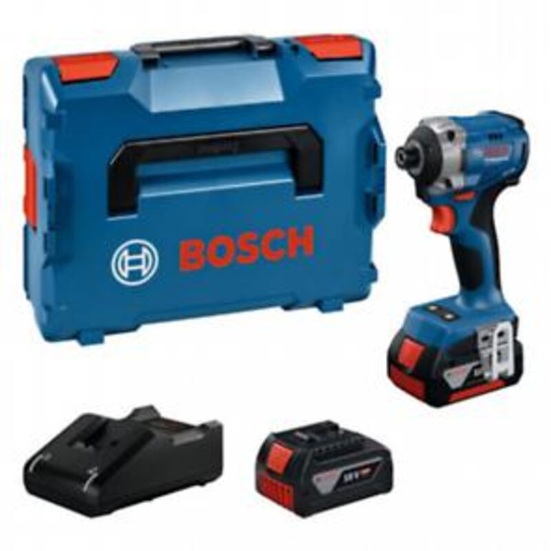 Visseuse à percussion Bosch Professional GDR 18V 215 2 batteries 4.0Ah 3300 trmin Mandrin métallique - vue 2