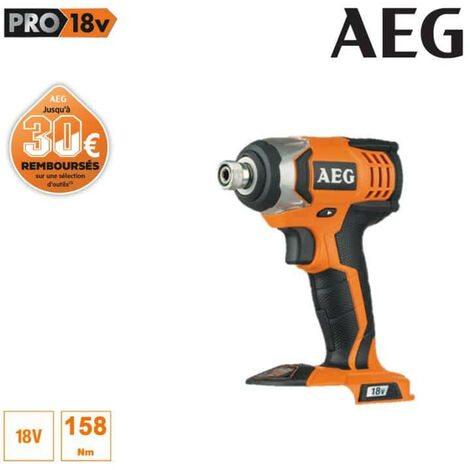 Visseuse à chocs compacte AEG 18 V Li-ion sans batterie ni chargeur BSS 18C-0